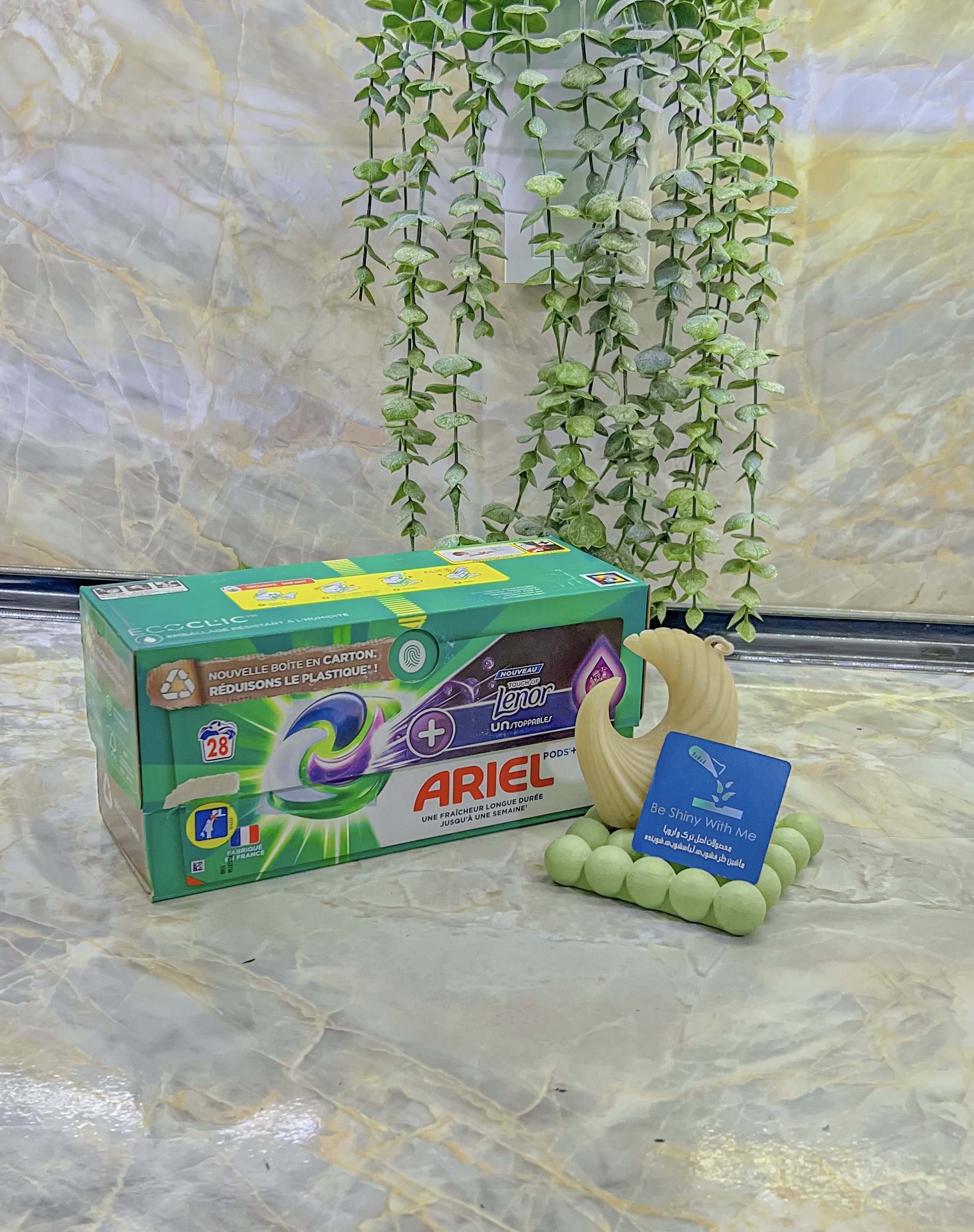 بالشتک لباسشویی آریل بسته ی ۲۸ عددی