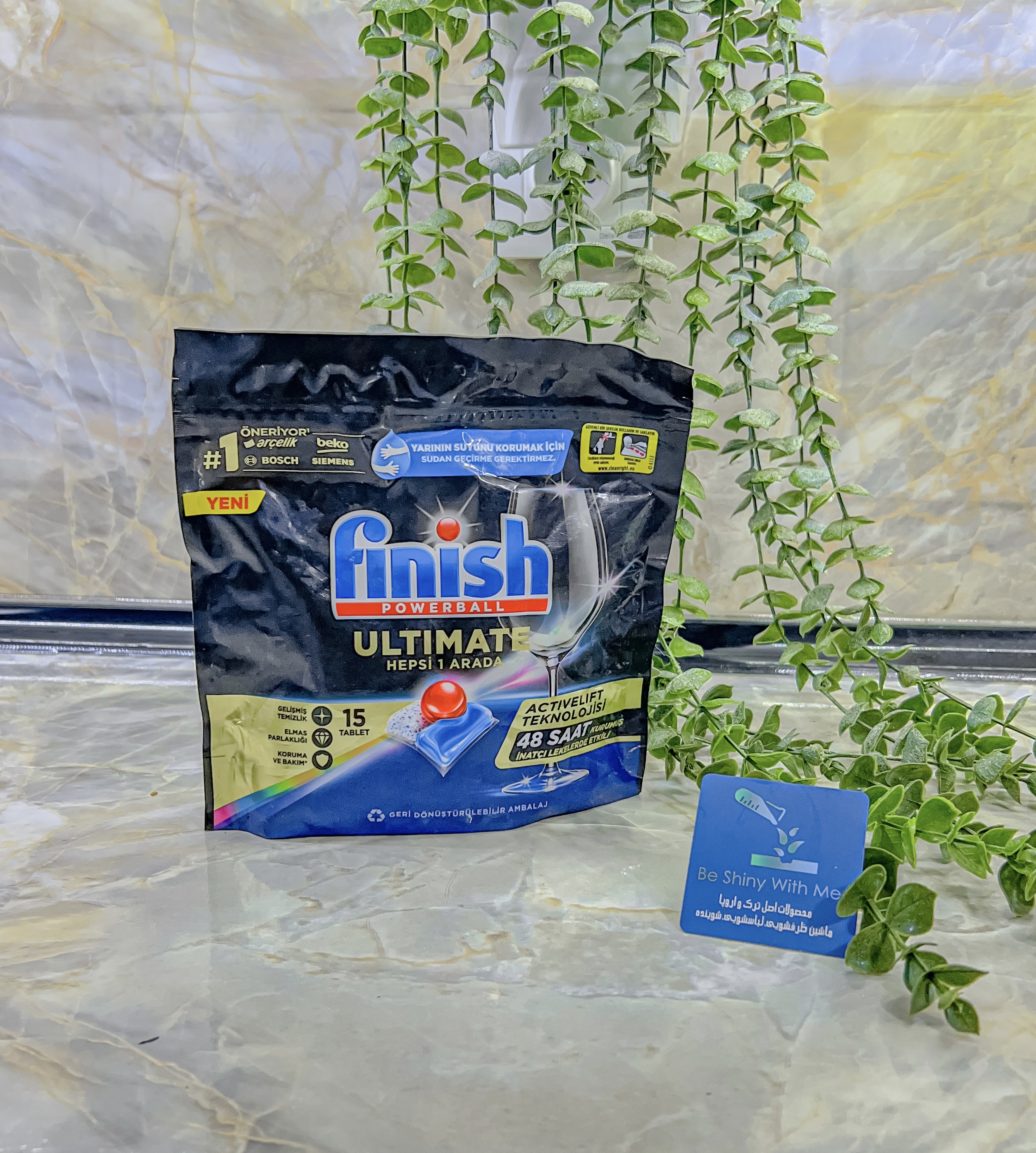 قرص ظرفشویی فینیش مدل  التیمیت ۱۵ عددی