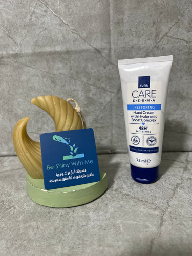کرم دست ترمیم کننده Restoring آون Avon مدل درما Derma حاوی هیالورونیک حجم 75 میل